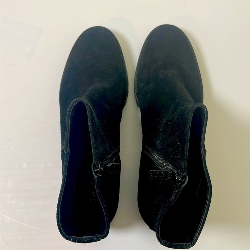 Talbots Black Suede Boots Size 10.5